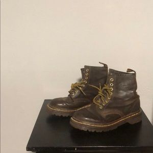 Dr Martens brown boots